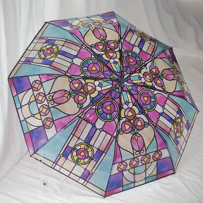 Rynx | Automatic umbrella in vintage style – Inspired by poetry & glass art