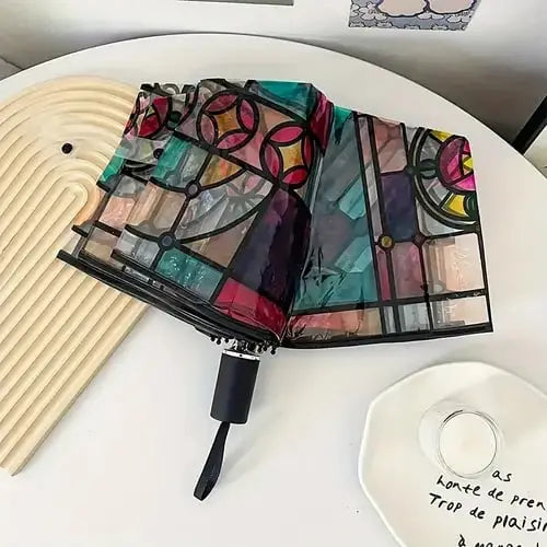 Rynx | Automatic umbrella in vintage style – Inspired by poetry & glass art