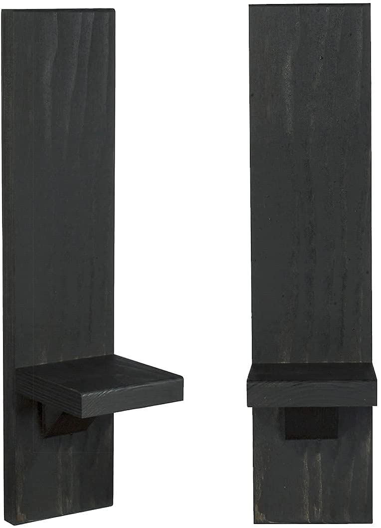 Rynx | Large Three Wall Mounted Candelabra Rustic Pillar Candelabra