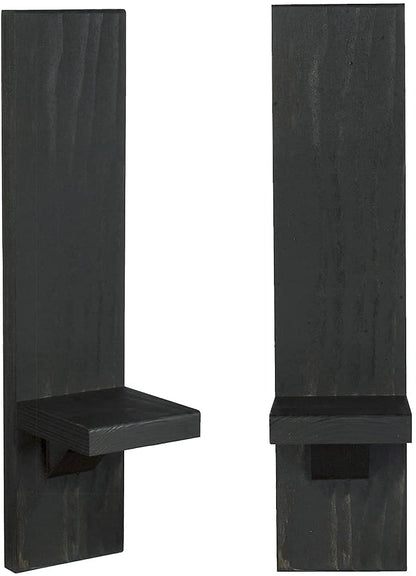 Rynx | Large Three Wall Mounted Candelabra Rustic Pillar Candelabra