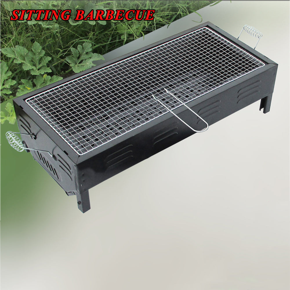RYNX | Size Portable Hibachi Outdoor BBQ Barbecue Grill Sets Charcoal Picnic Hiking Party Festival Camping