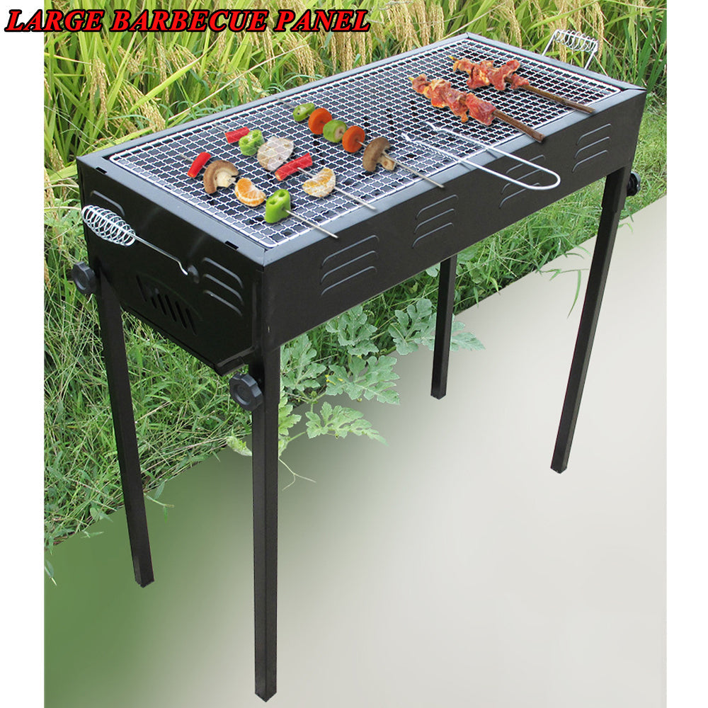 RYNX | Size Portable Hibachi Outdoor BBQ Barbecue Grill Sets Charcoal Picnic Hiking Party Festival Camping
