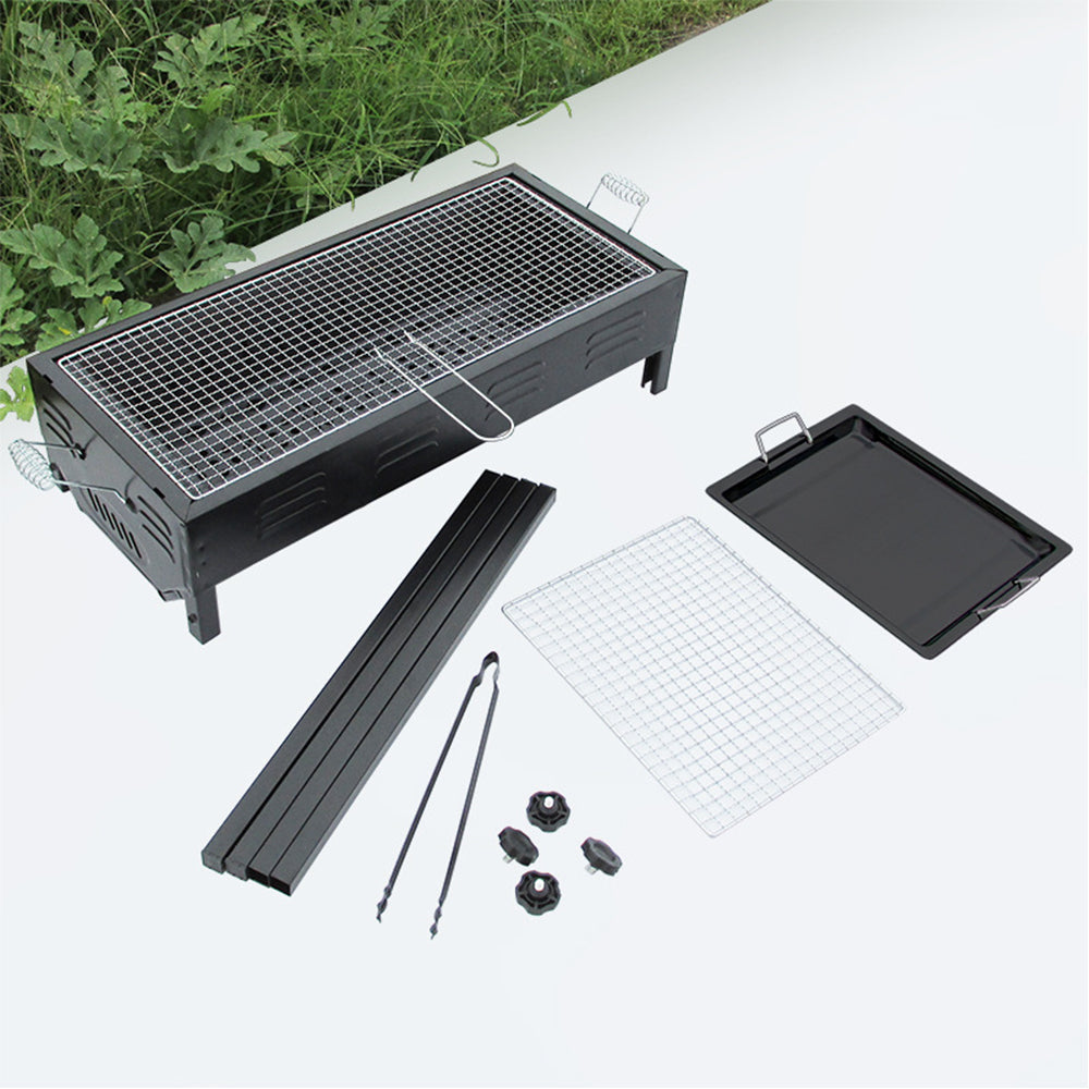 RYNX | Size Portable Hibachi Outdoor BBQ Barbecue Grill Sets Charcoal Picnic Hiking Party Festival Camping