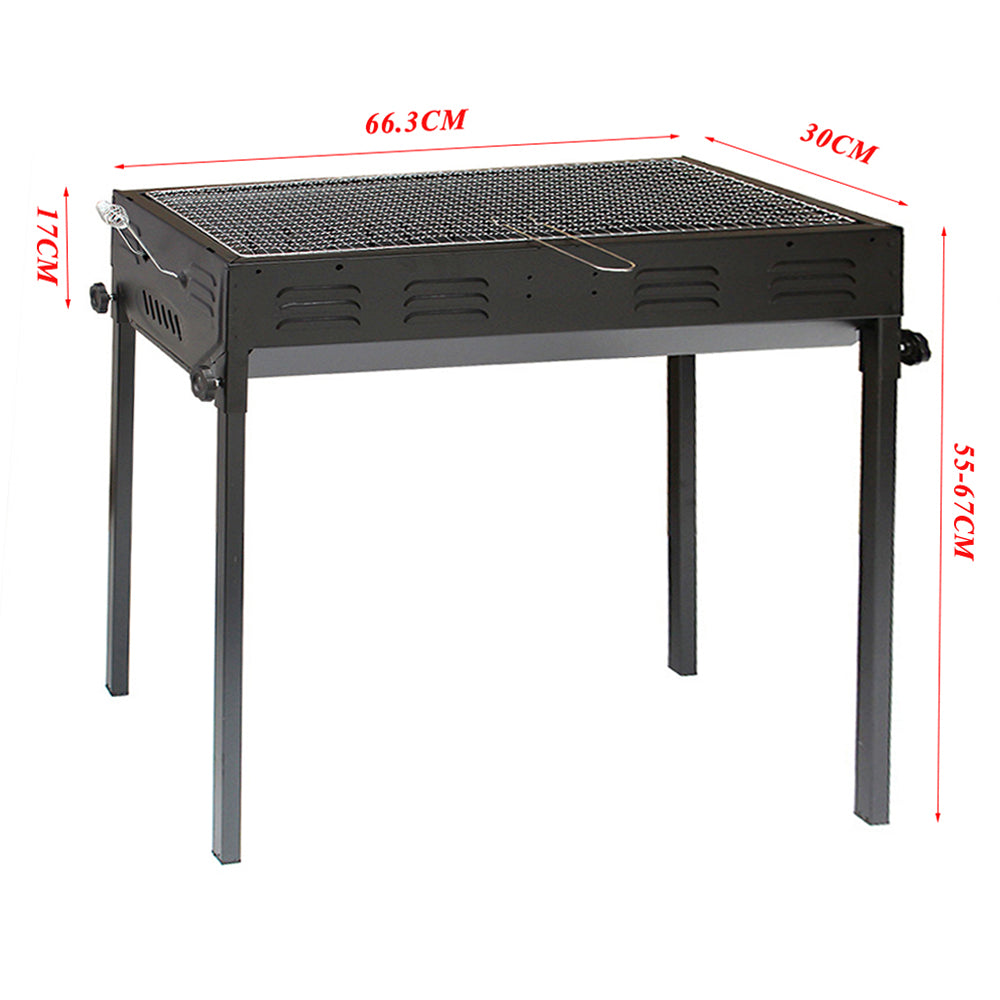 RYNX | Size Portable Hibachi Outdoor BBQ Barbecue Grill Sets Charcoal Picnic Hiking Party Festival Camping