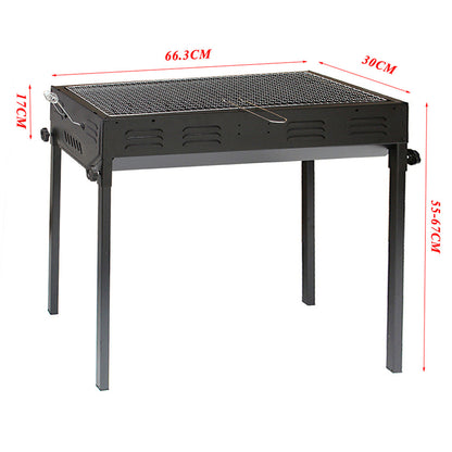 RYNX | Size Portable Hibachi Outdoor BBQ Barbecue Grill Sets Charcoal Picnic Hiking Party Festival Camping