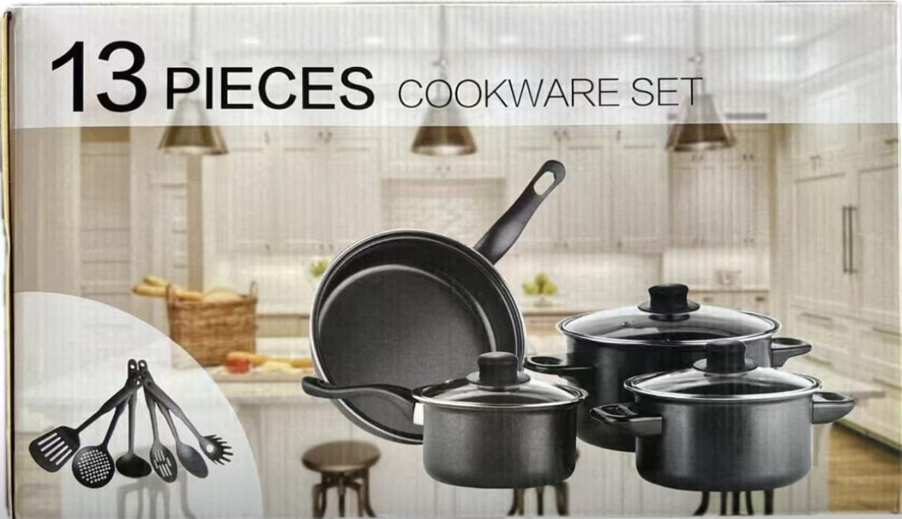 Rynx | MHome Non-stick Cookware 13-piece Various Color Options