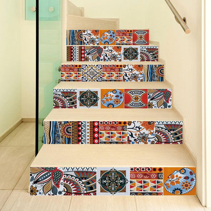 Rynx | Transform your stairs with stylish abstract geometric decals