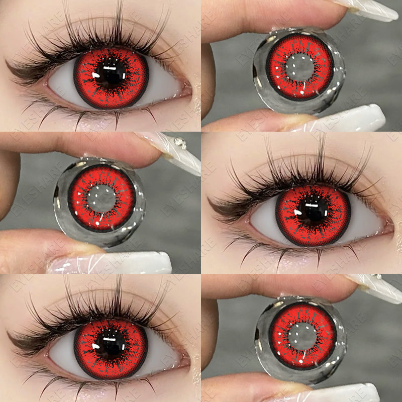 Rynx Cosplay Bella Red 14.5mm 1 Pair | 1 Year