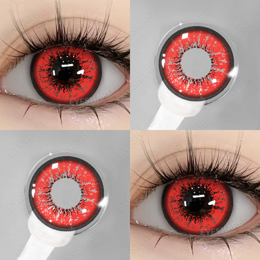 Rynx Cosplay Bella Red 14.5mm 1 Pair | 1 Year