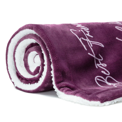 Rynx | Best Friend Sherpa Gift Throw Blanket