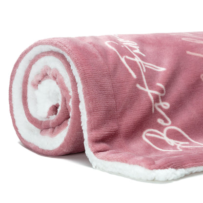 Rynx | Best Friend Sherpa Gift Throw Blanket
