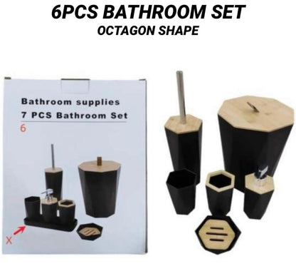 Rynx | Luxury Bathroom Set Octagonal 6-piece Set
