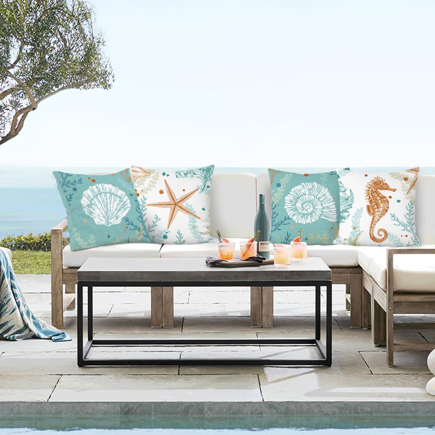 Rynx | Beach Seahorse Pillowcases