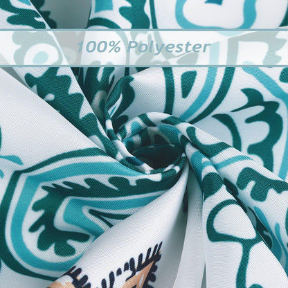 Rynx | Boho Paisley Floral Shower Curtain