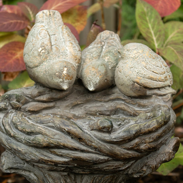 Rynx | Bird Nest Bird Bath Garden Decor
