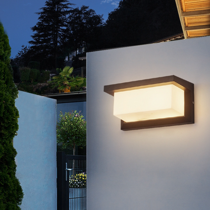 Rynx | Modern simplicity waterproof aluminum acrylic PC LED wall light for outdoor terrace Small
