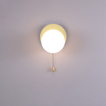 Rynx | Modern minimalist round square triangular orb iron glass 1-lamp wall light for the living room