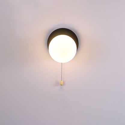 Rynx | Modern minimalist round square triangular orb iron glass 1-lamp wall light for the living room