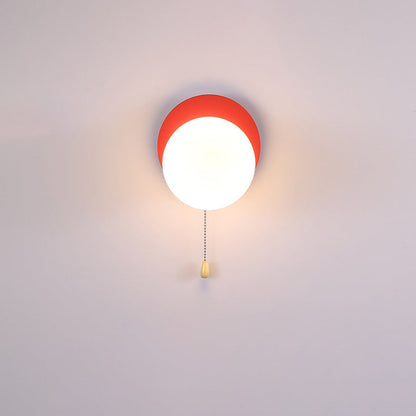 Rynx | Modern minimalist round square triangular orb iron glass 1-lamp wall light for the living room