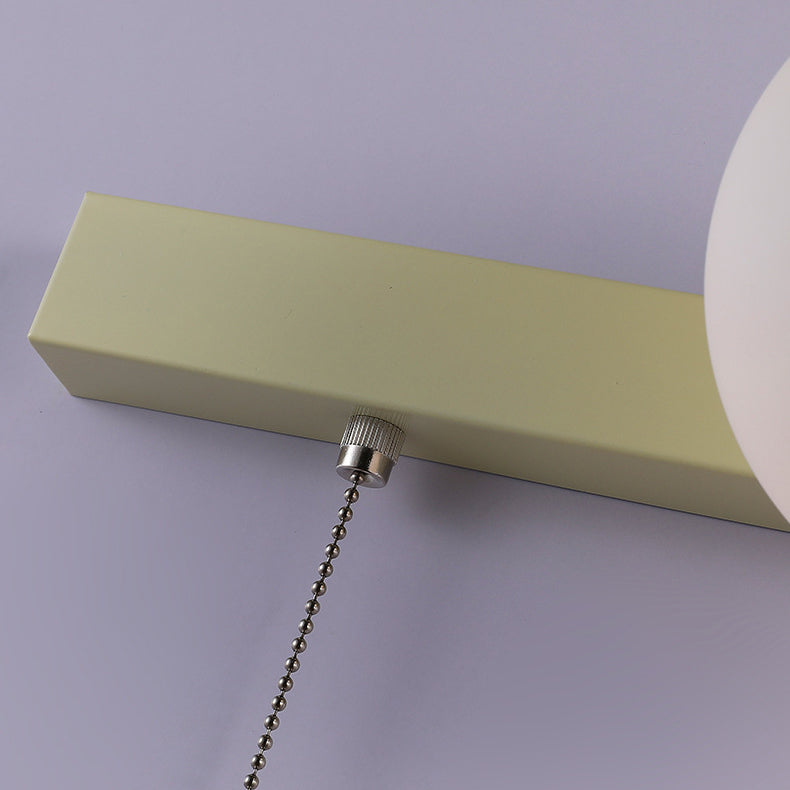 Rynx | Modern minimalist round square triangular orb iron glass 1-lamp wall light for the living room
