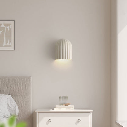 Rynx | Traditional French Iron Resin Oval Striped 2-Light Wall Lamp For Bedroom