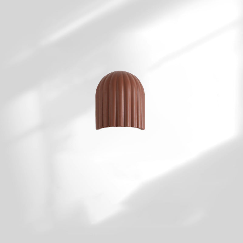 Rynx | Traditional French Iron Resin Oval Striped 2-Light Wall Lamp For Bedroom