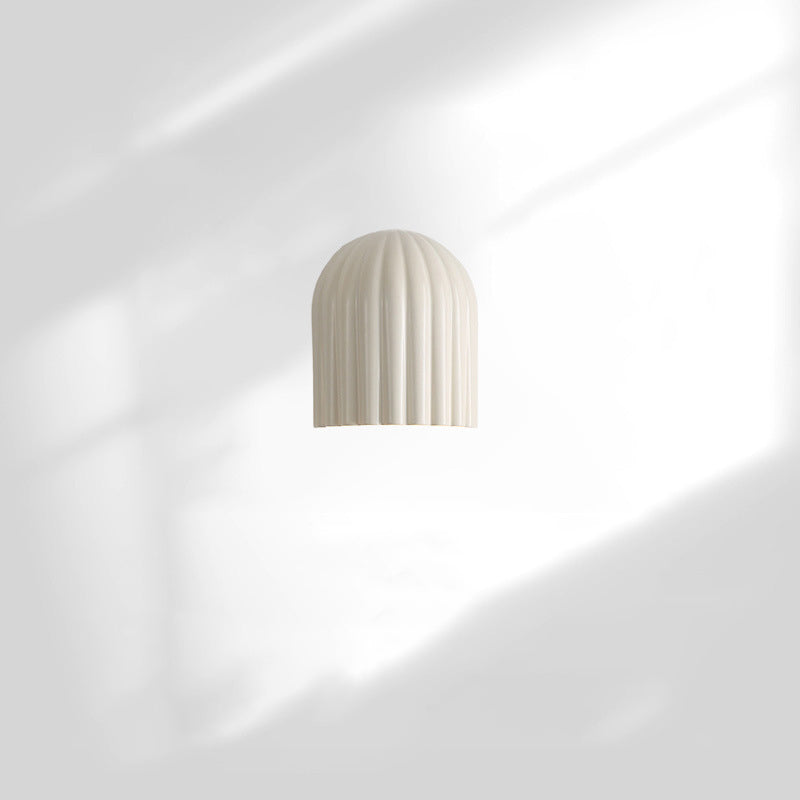 Rynx | Traditional French Iron Resin Oval Striped 2-Light Wall Lamp For Bedroom