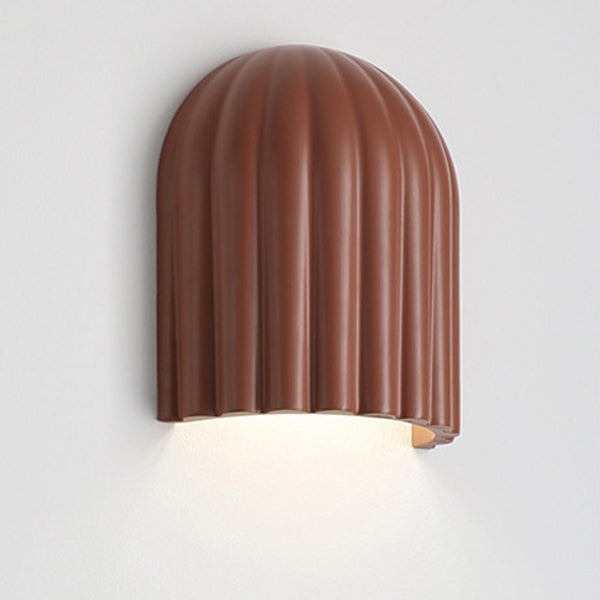 Rynx | Traditional French Iron Resin Oval Striped 2-Light Wall Lamp For Bedroom