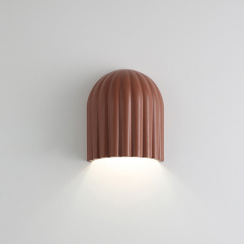 Rynx | Traditional French Iron Resin Oval Striped 2-Light Wall Lamp For Bedroom