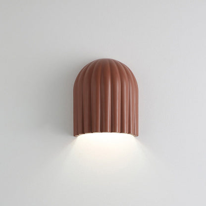 Rynx | Traditional French Iron Resin Oval Striped 2-Light Wall Lamp For Bedroom