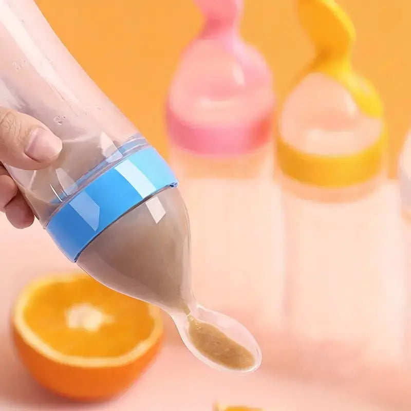Rynx | Baby bottle with dosing spoon – Safe & practical feeding porridge