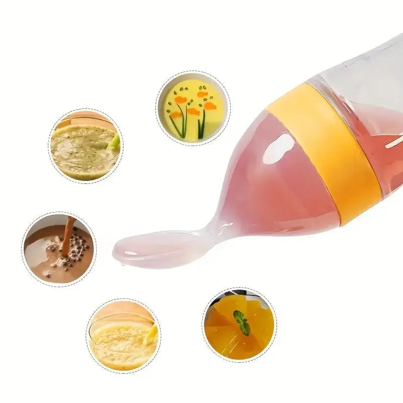 Rynx | Baby bottle with dosing spoon – Safe & practical feeding porridge