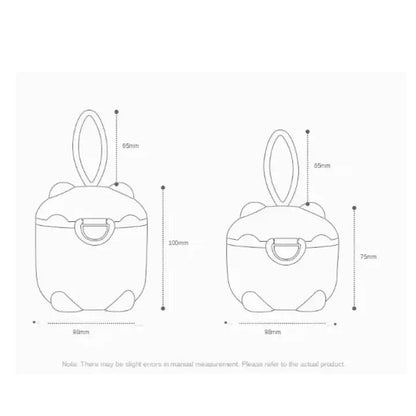 Rynx | Baby milk powder container with free milk scoop
