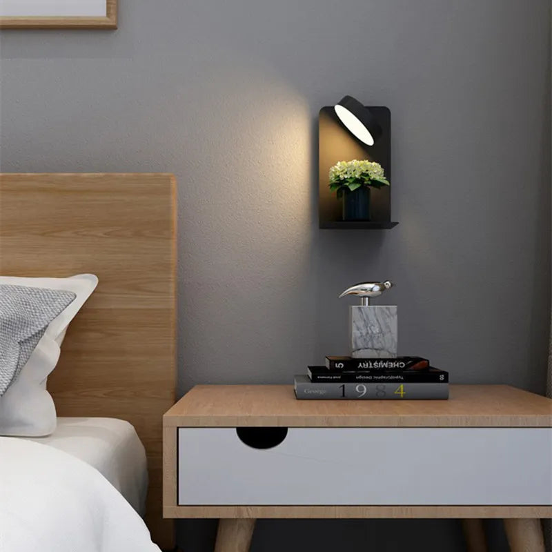 RYNX | Led Wall Lamp Multifunctional Dimmable With Usb Charger For Bedroom
