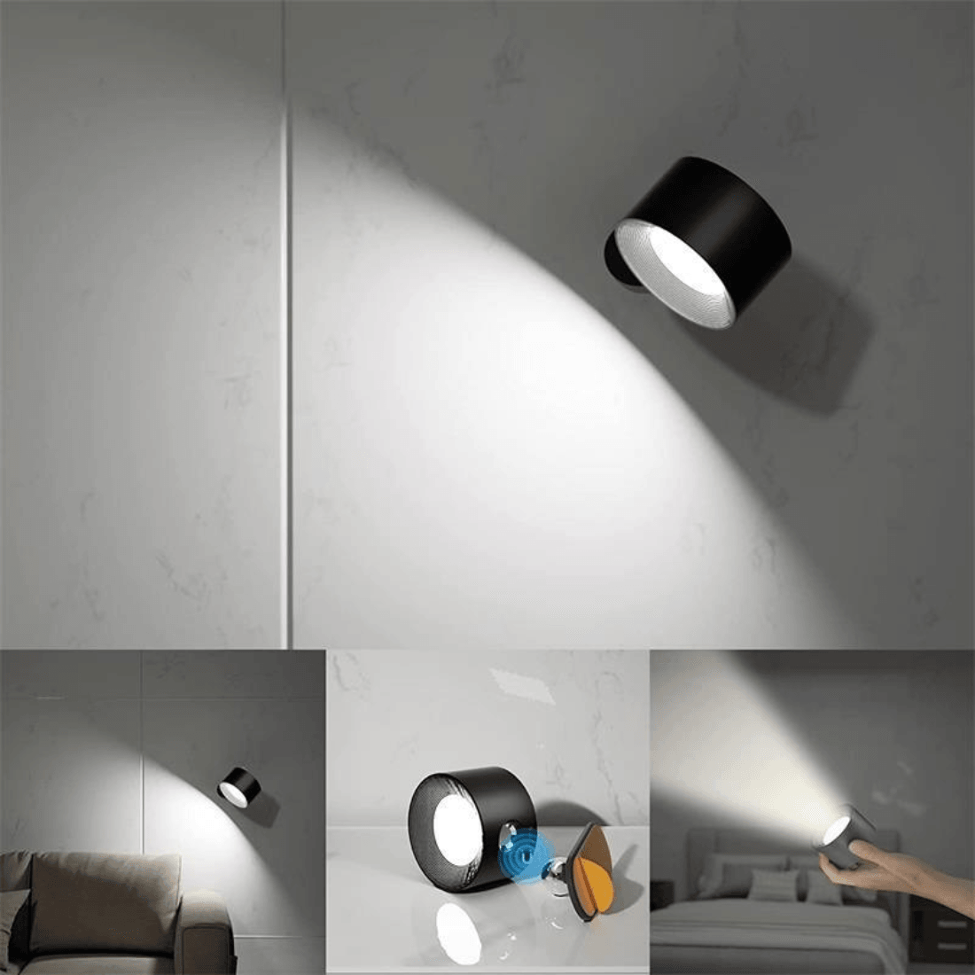 RYNX | 360° Wireless Rechargeable Wall Light