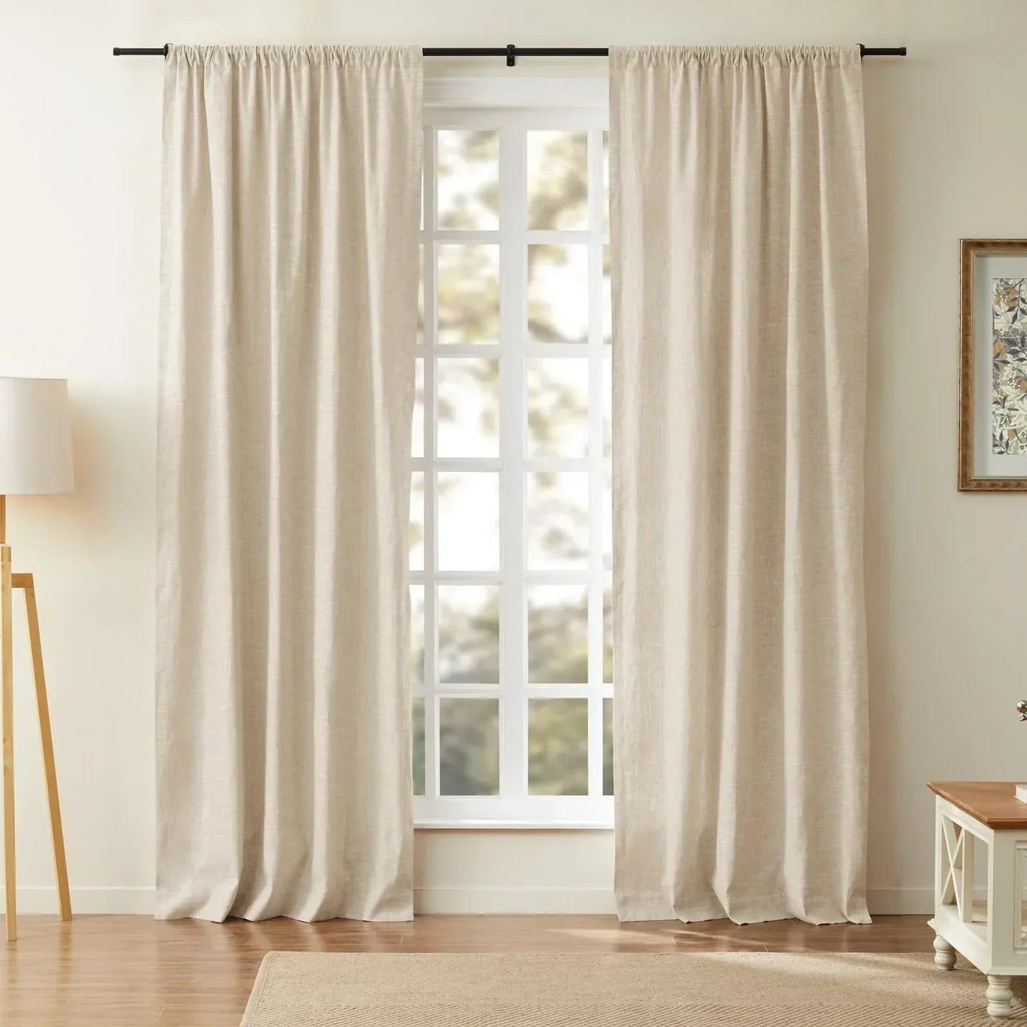 Rynx | Aira - Linen-Cotton Curtain with Soft Fabric
