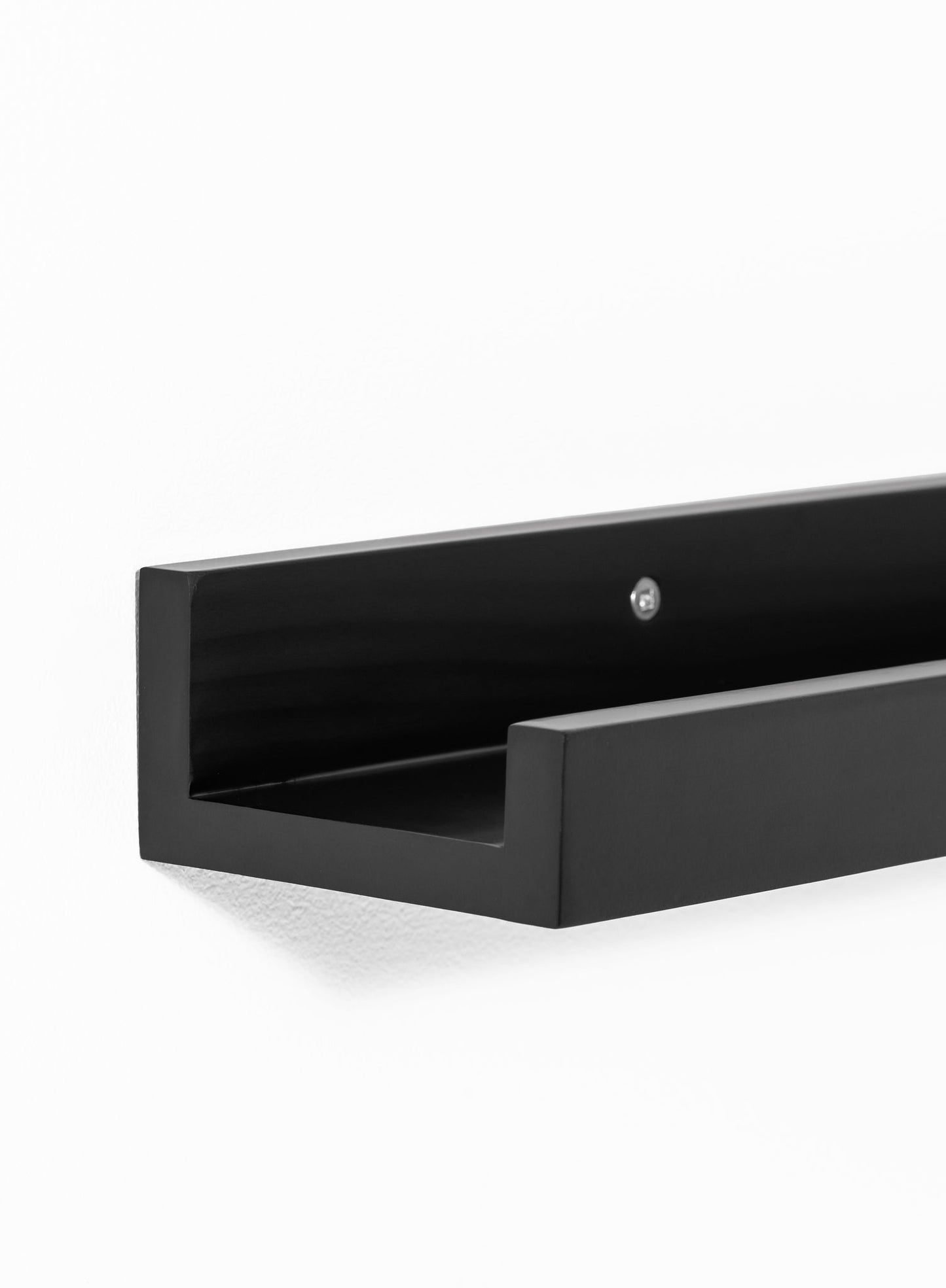 Rynx | Black Pine Wood Wall Shelf, 35 Inches | 89 cm
