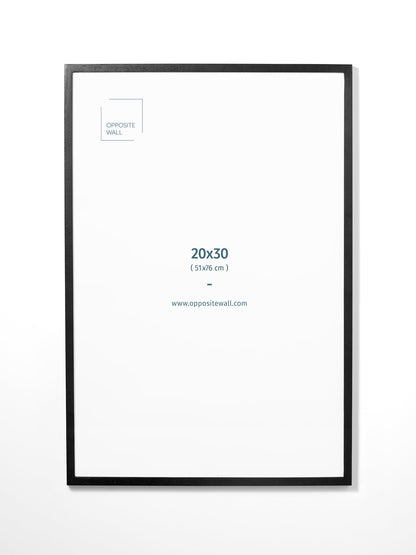 Rynx | Black Oak Frame, 20x30 in | 51x76 cm