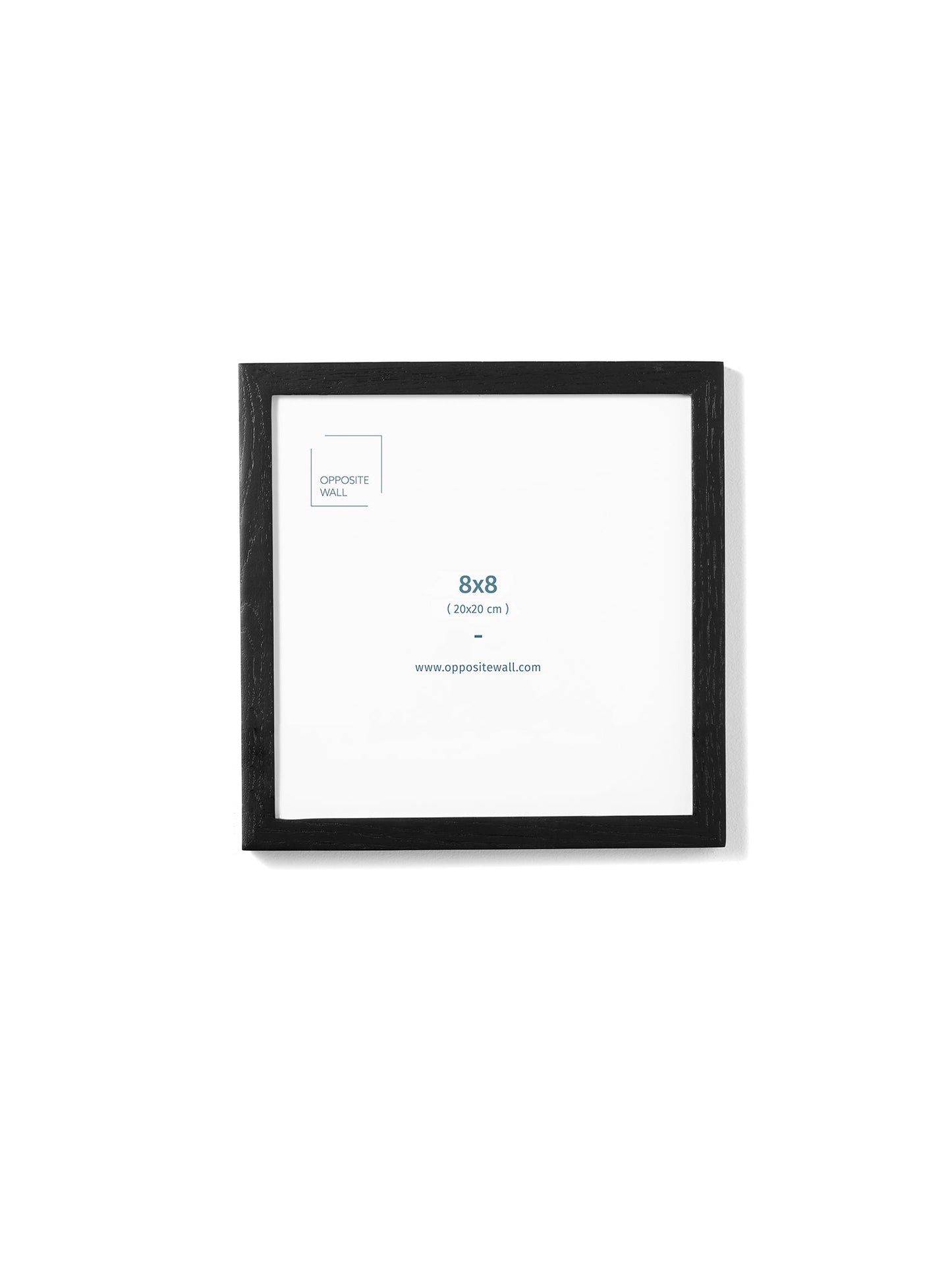 Rynx | Black oak frame, 8x8 inches | 20x20 cm