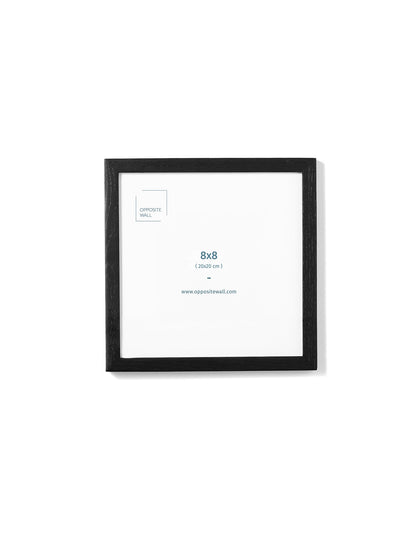 Rynx | Black oak frame, 8x8 inches | 20x20 cm