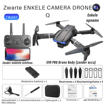 Rynx | Pro Rc Drone - 4k Camera Foldable Drone + Altitude Hold Function