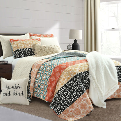 Rynx | Ava Diamond Plus Size Cotton Quilt Set