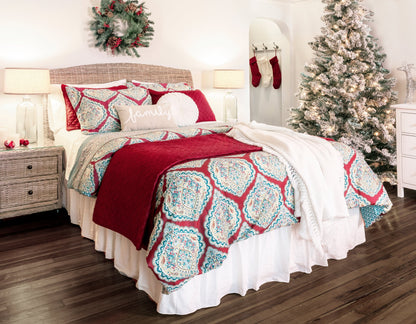 Rynx | Ava Diamond Plus Size Cotton Quilt Set