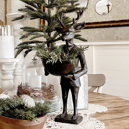 Rynx | Bronze Reindeer Bowl