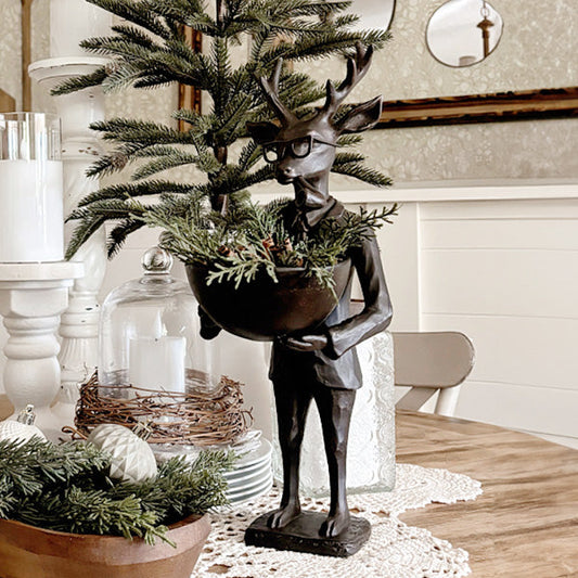 Rynx | Bronze Reindeer Bowl