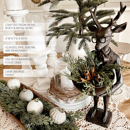 Rynx | Bronze Reindeer Bowl