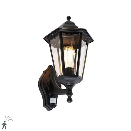 Rynx | Glow Sensor - Outdoor Wall Lamp Black with Motion Sensor