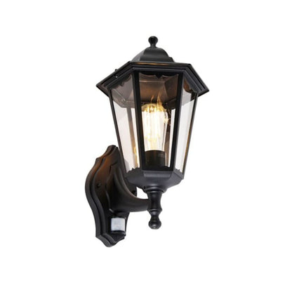 Rynx | Glow Sensor - Outdoor Wall Lamp Black with Motion Sensor