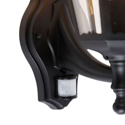 Rynx | Glow Sensor - Outdoor Wall Lamp Black with Motion Sensor