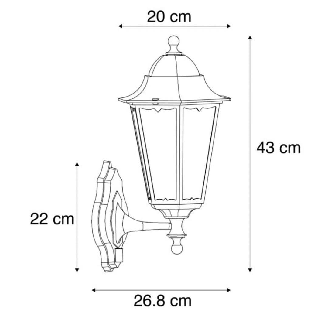 Rynx | Glow Sensor - Outdoor Wall Lamp Black with Motion Sensor